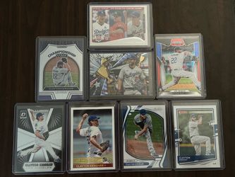 Dodgers Clayton Kershaw (8) card lot