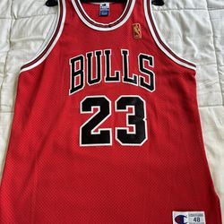 Rare Authentic Champion Chicago Bulls Jordan 23 Jersey