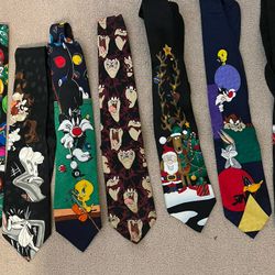 New Really Cute Loony Tunes Ties, Have 7