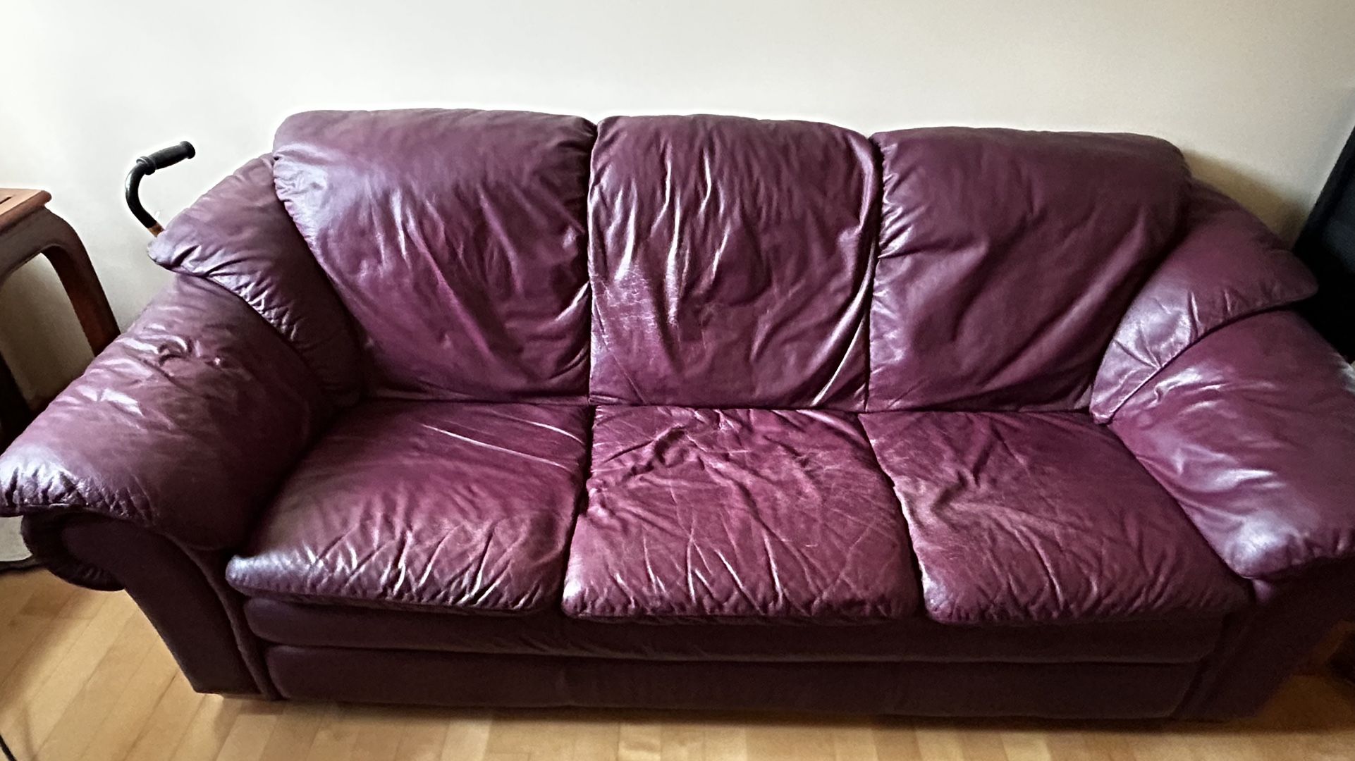 Free leather sofa
