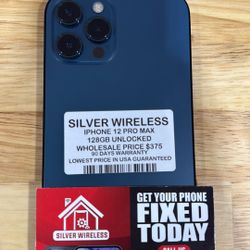 IPHONE 12PRO MAX/ 128GB UNLOCKED 
