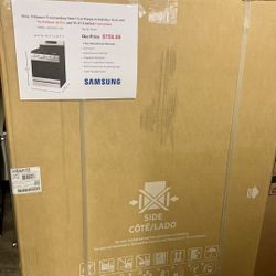 In Stock🚨30 in. 5-Burner Freestanding Smart Gas Range with Airfry and Convection🔥