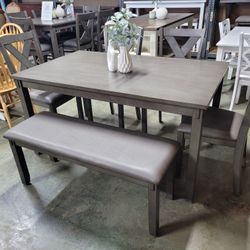 Dining Table With Bench 