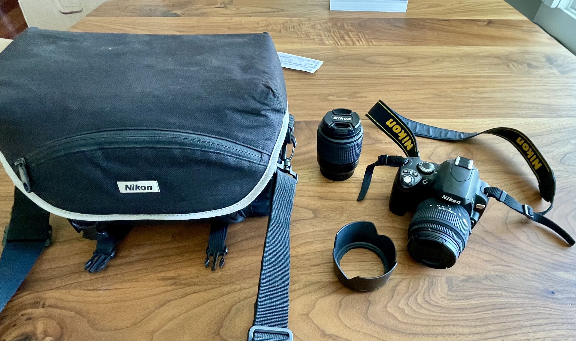 Nikon 40DX  SLR w 2 Lenses And Accessories 