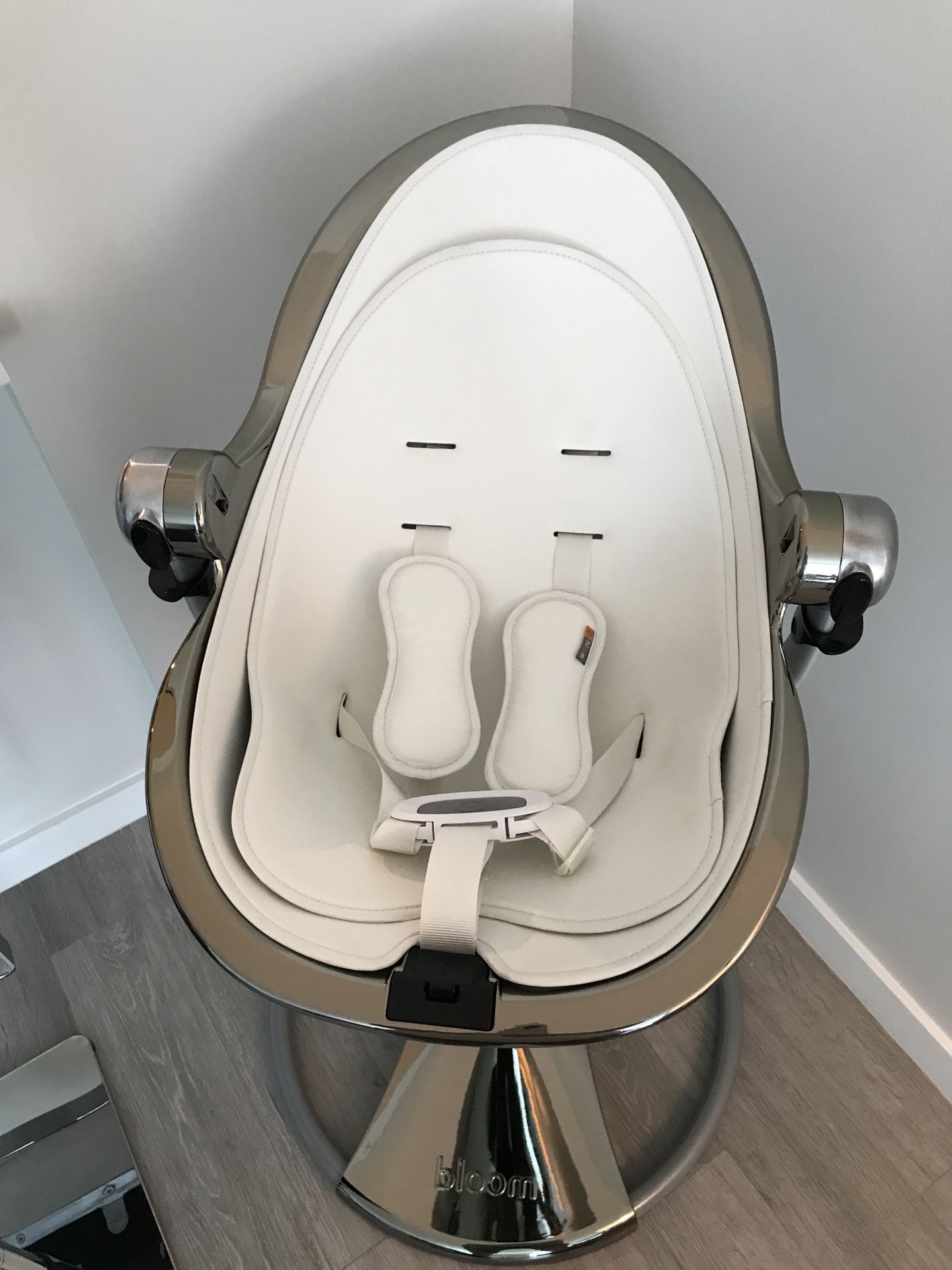 Bloom Fresco Chrome Highchair (orig $650 used 10 times!)