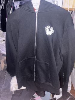 True Religion Black zip up