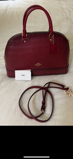 Coach bag- brand new cherry red