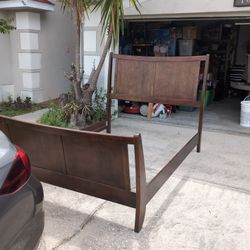 Queen Bed Frame Plus Mattress Frame 