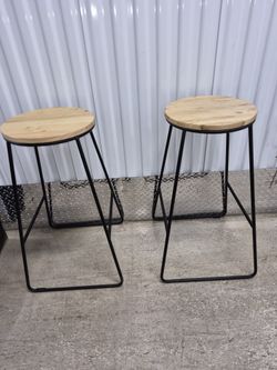 Set Of Wooden Stools