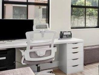 IKEA Tabletop Desk with Drawer Supports