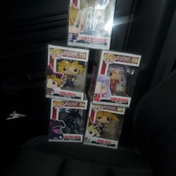 5 BRAND NEW YU GI OH FUNKO POPS $60 DOLLARS OBO