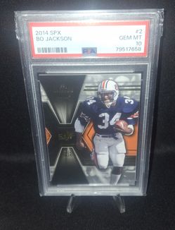 2014 BO JACKSON SPX PSA 10