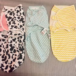 3 Baby Swaddles - Sm/Med