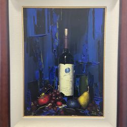 Opus Wine Painting By Thomas Easley