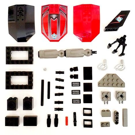 LEGO 4793 Alpha Team Mission Deep Sea Ogle Shark Sub Part Piece Lot Vintage 2002