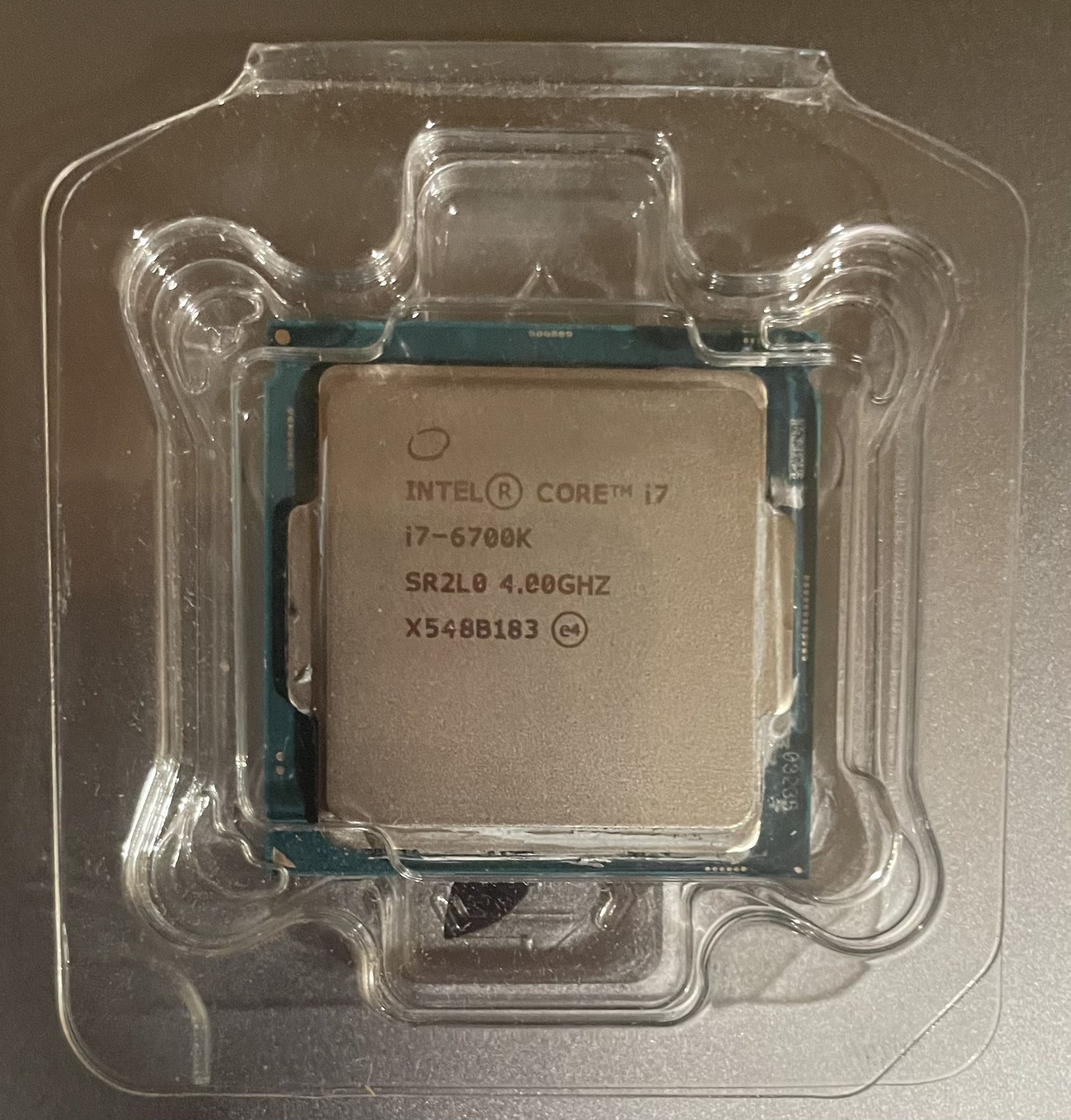 Intel Core I7-6700k CPU