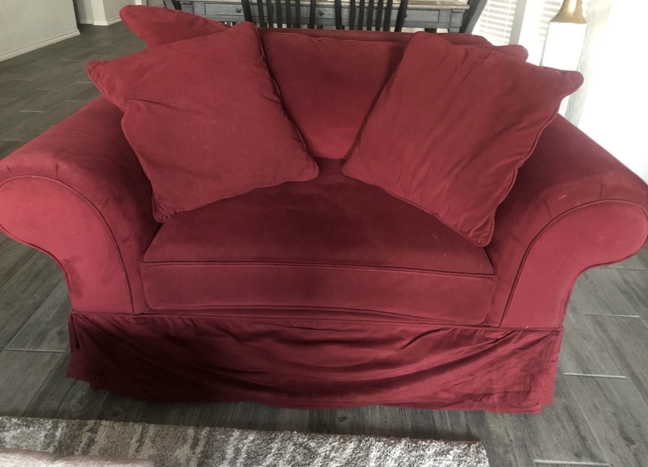 Red Chair / Couch / Sofa /loveseat