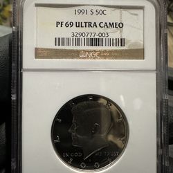 1991-S Proof Kennedy Half Dollar