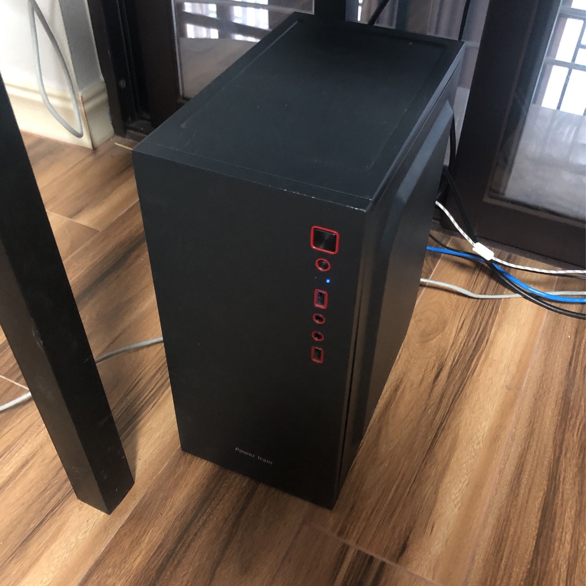 Computer case black durable