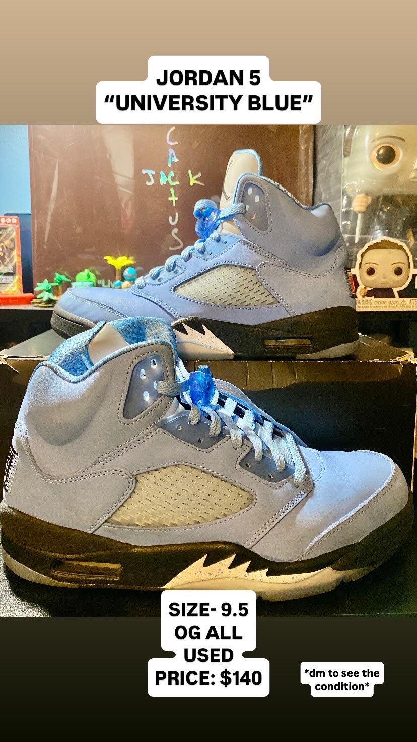 JORDAN 5 UNIVERSITY BLUE