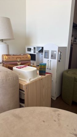 Kichen play + toys storage cabinets from ikea