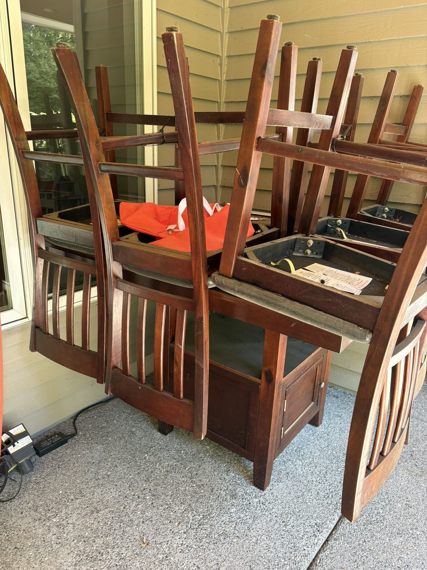 Square Dining Table And Chairs Set