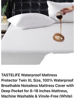 TASTELIFE Waterproof Mattress Protector Twin XL