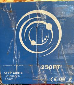 Vivid blue UTP cable CAT 6 full copper Ethernet cable