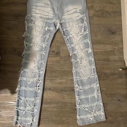 Spark Men’s Ripped Stacked Jean