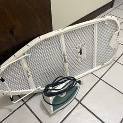 Ironing Board with Iron