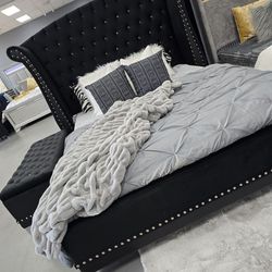 ✨️ King, Cal King, Queen Bed Frame ✨️ Furniture Sectionals, Bedrooms, Dining Avail