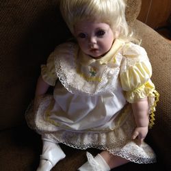 Ceramic Hand Made Doll 