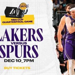 NBA Cup - Quarterfinals: San Antonio Spurs at Los Angeles Lakers X2