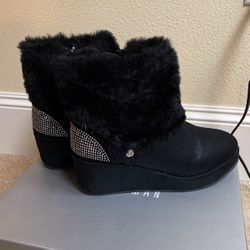Stuart Weitzman Girls Gia Fur Boots