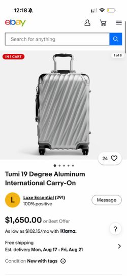 Tumi 19 Degree Aluminum International Carry-On