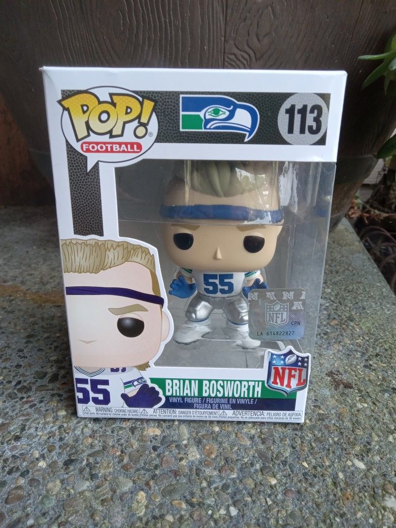 Seattle Seahawks Brian Bosworth Funko Pop