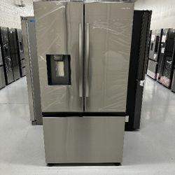 Refrigerator New with Warranty Stainless Steel French Door Water Ice more
