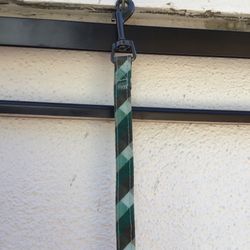 Cat/Dog Multi-Colored Green Leash With Wristlet At One End