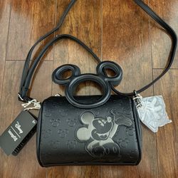 BRAND NEW Disney Loungefly Black Mickey Mouse Bag
