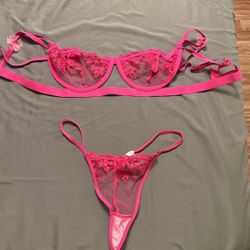 Pink Lingerie Set