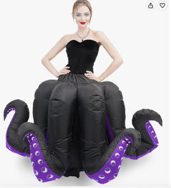 Inflatable Ursula Costume for Sale! 🐙💜