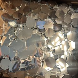 7x7 Foot Silver Shimmer Wall