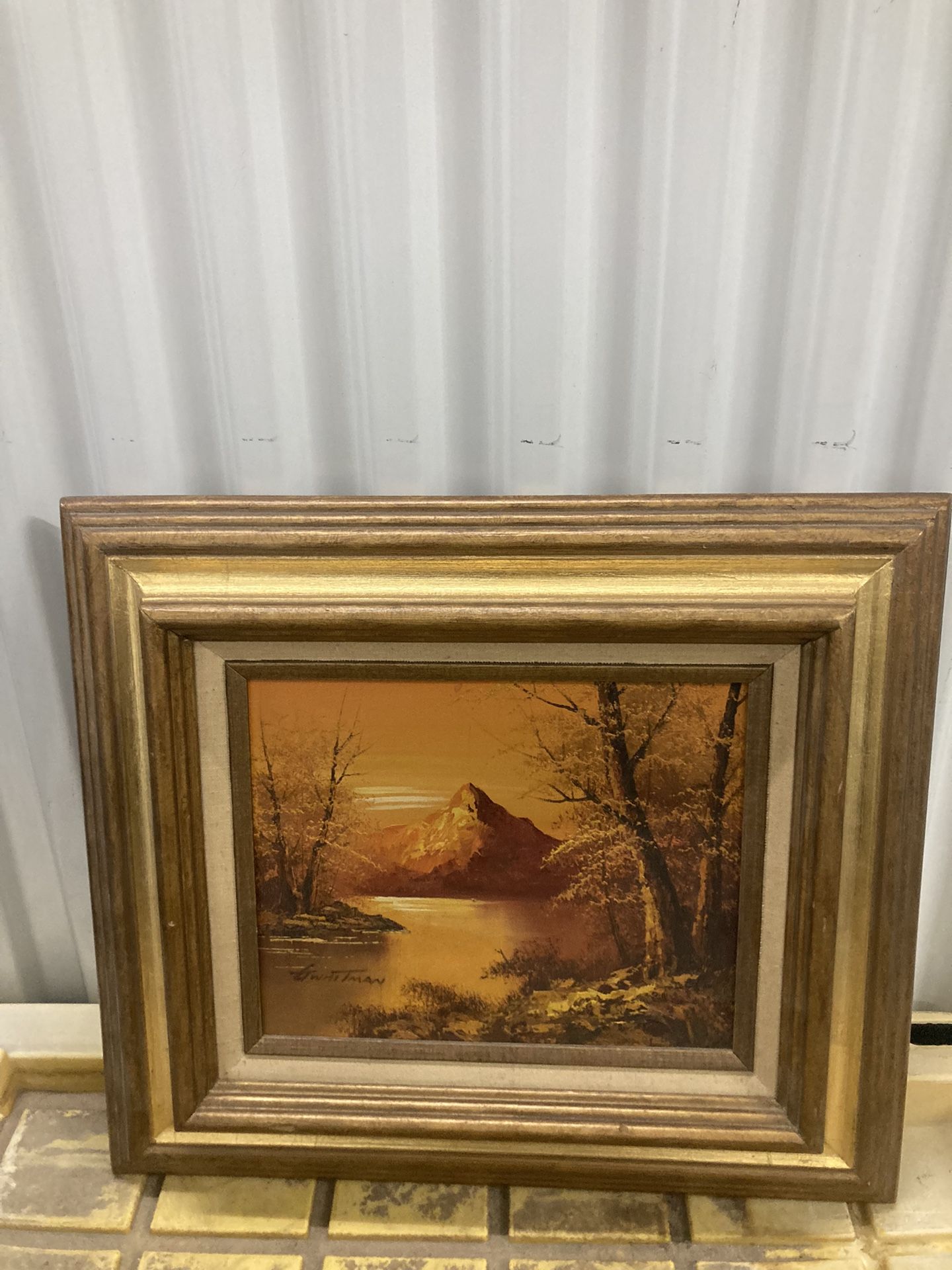 Vintage Oil Painting By G Whitman
