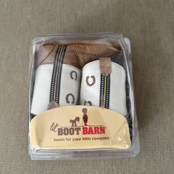 BOOT BARN INFANT BOYS' LUKE LITTLE HORSESHOE WESTERN BOOTS
