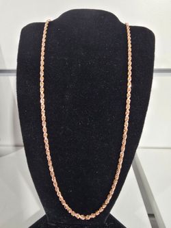 Rose Gold Rope Chain
