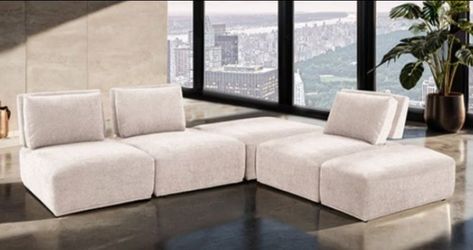 Brand New Light Brown Modern Style Modular Design Sectional Sofa