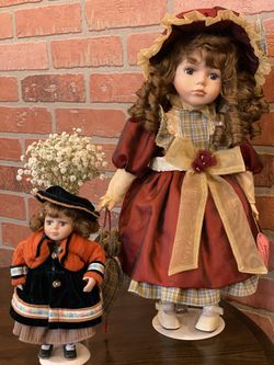 Porcelain Dolls $90 For Both 
