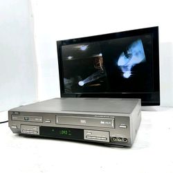 Go Video Sonic Blue DVR4400 - VCR DVD Combo VHS Player Works Perfect,