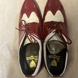 Men’s Stacey Baldwin  Red /white Dress Shoes 11EE