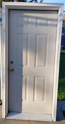 Six panel outside door 36